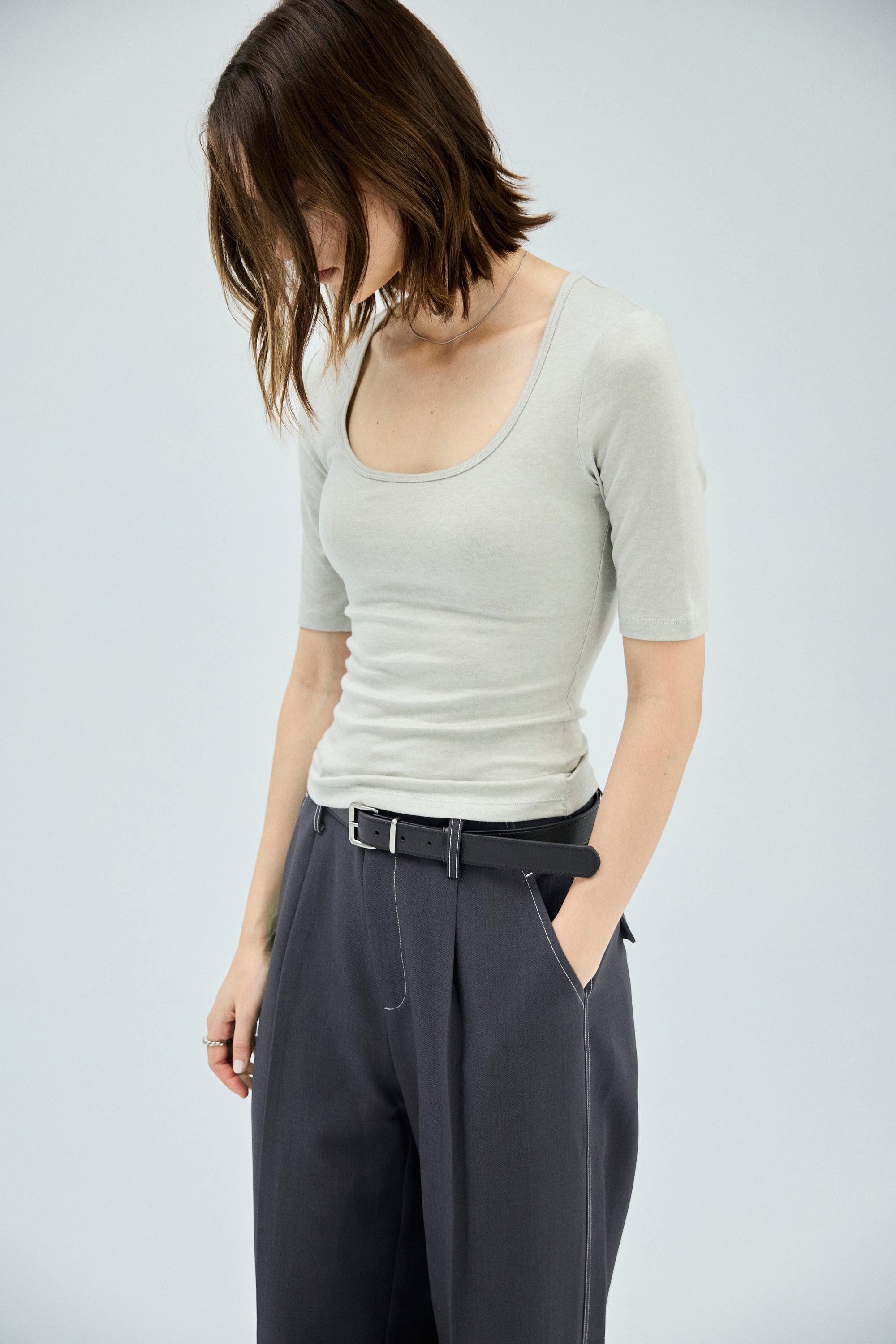 百搭高級感腰帶-黑