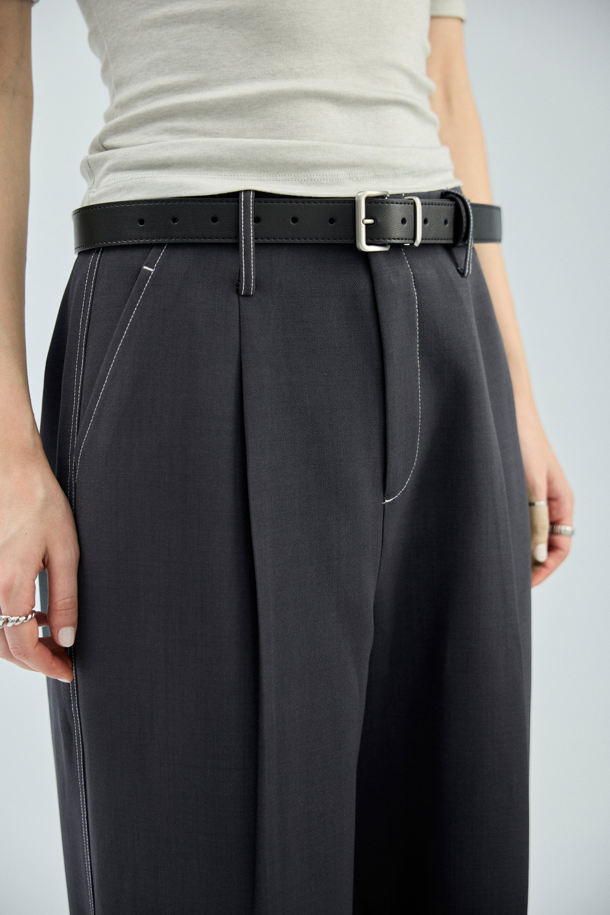 百搭高級感腰帶-黑