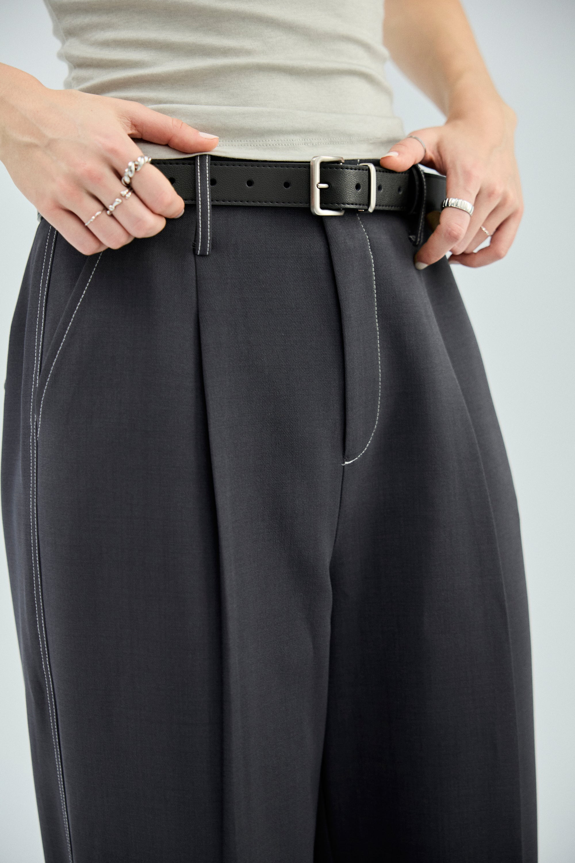 百搭高級感腰帶-黑