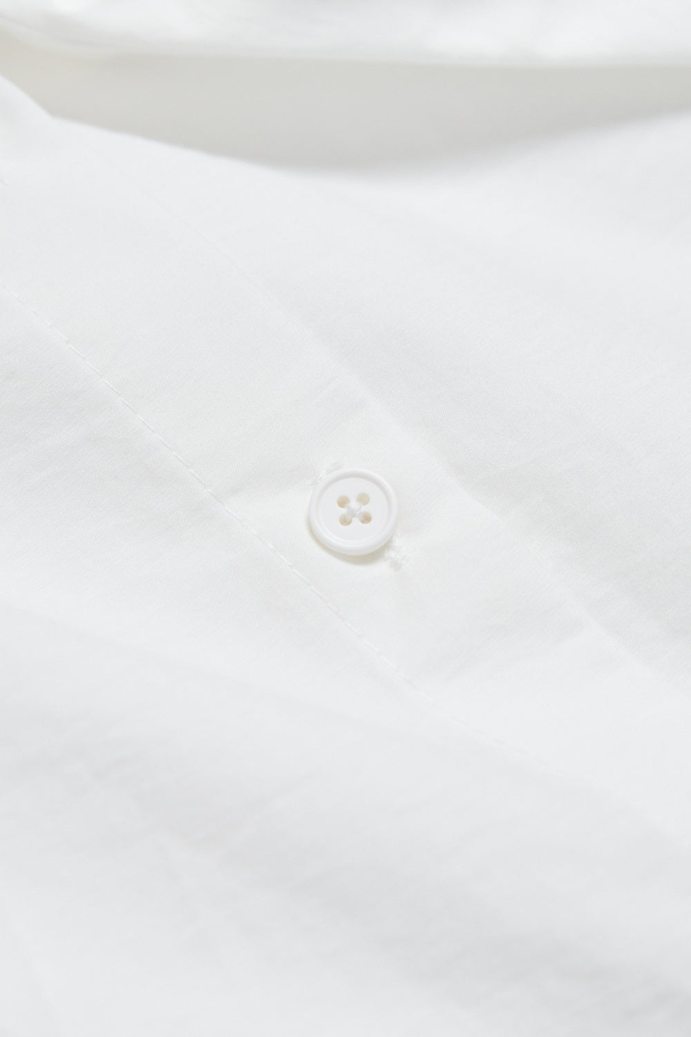 自然皺面感綁帶領長版無袖上衣-白