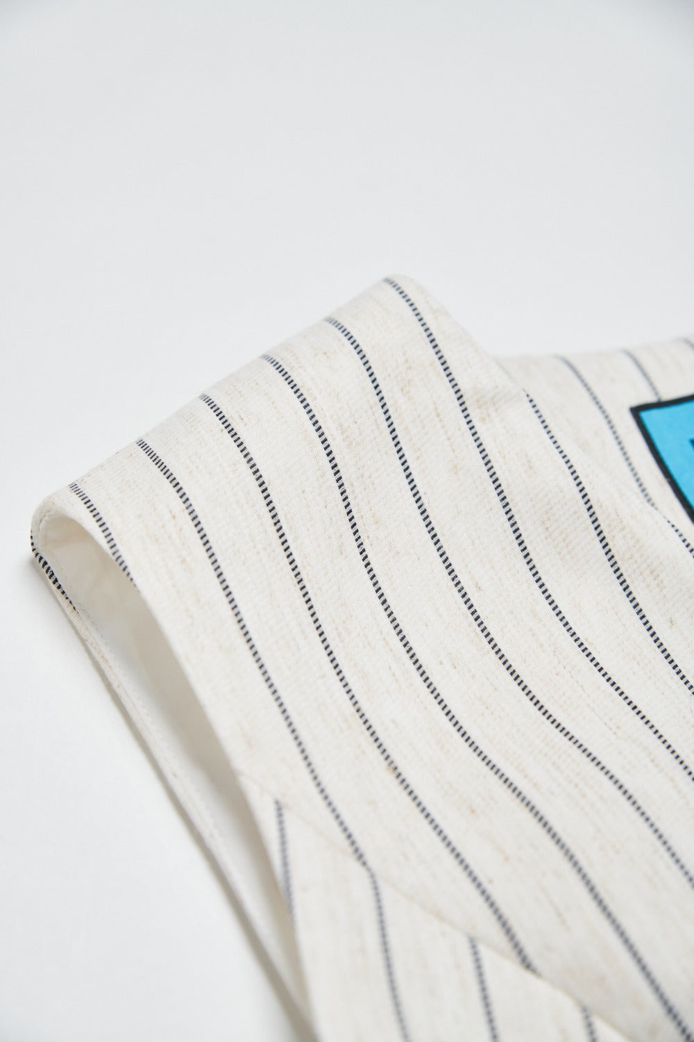 直條紋西裝背心式外套-卡其