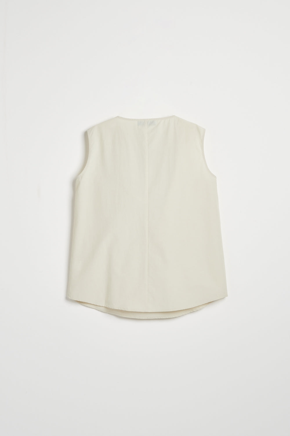 自然紋理面料垂墜領上衣-綠色