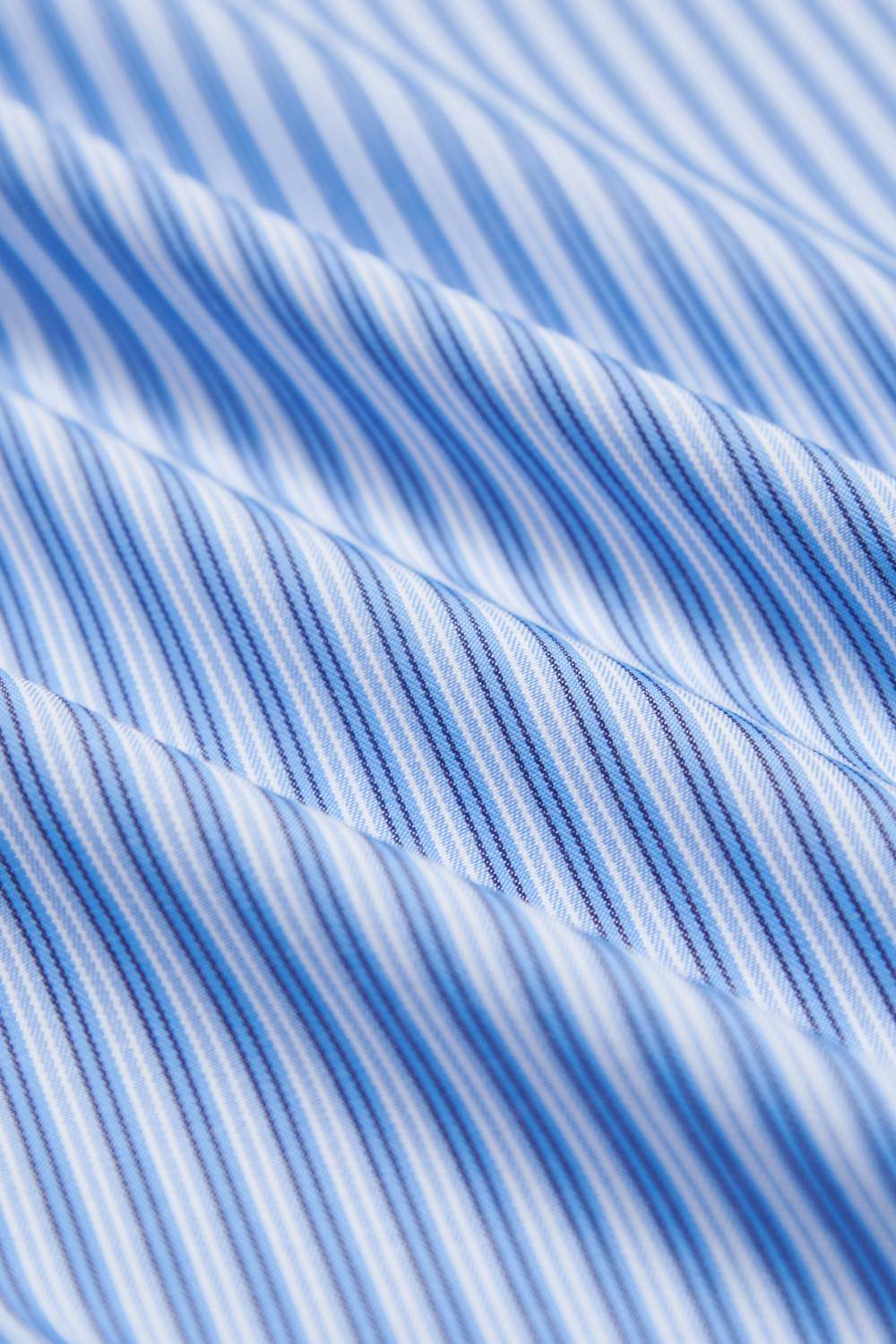 親膚天絲兩穿長版襯衫-藍色