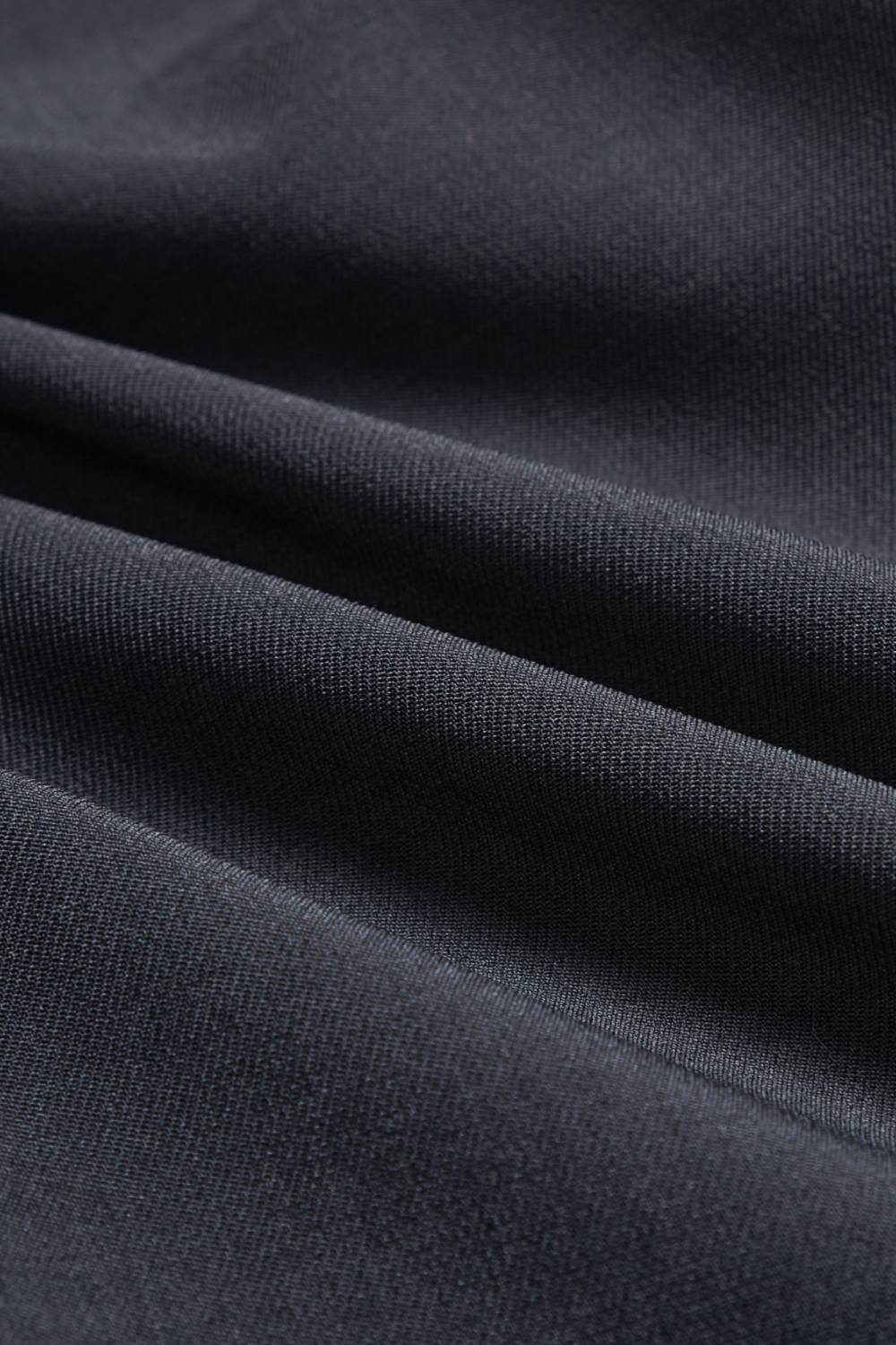 挺感配色壓線抓褶長褲-灰