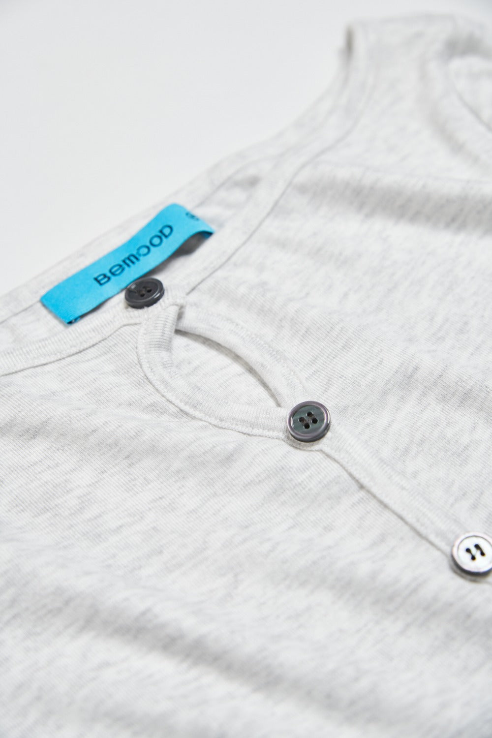 Q彈親膚前後兩穿式合身上衣-灰