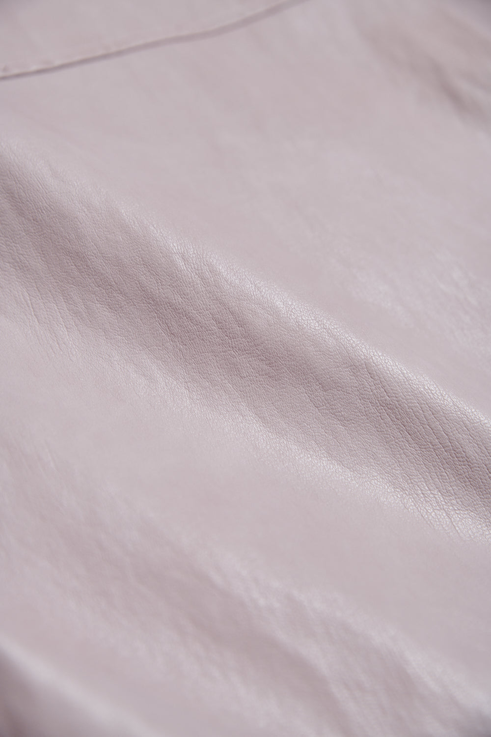 光澤質感皮革外套-粉