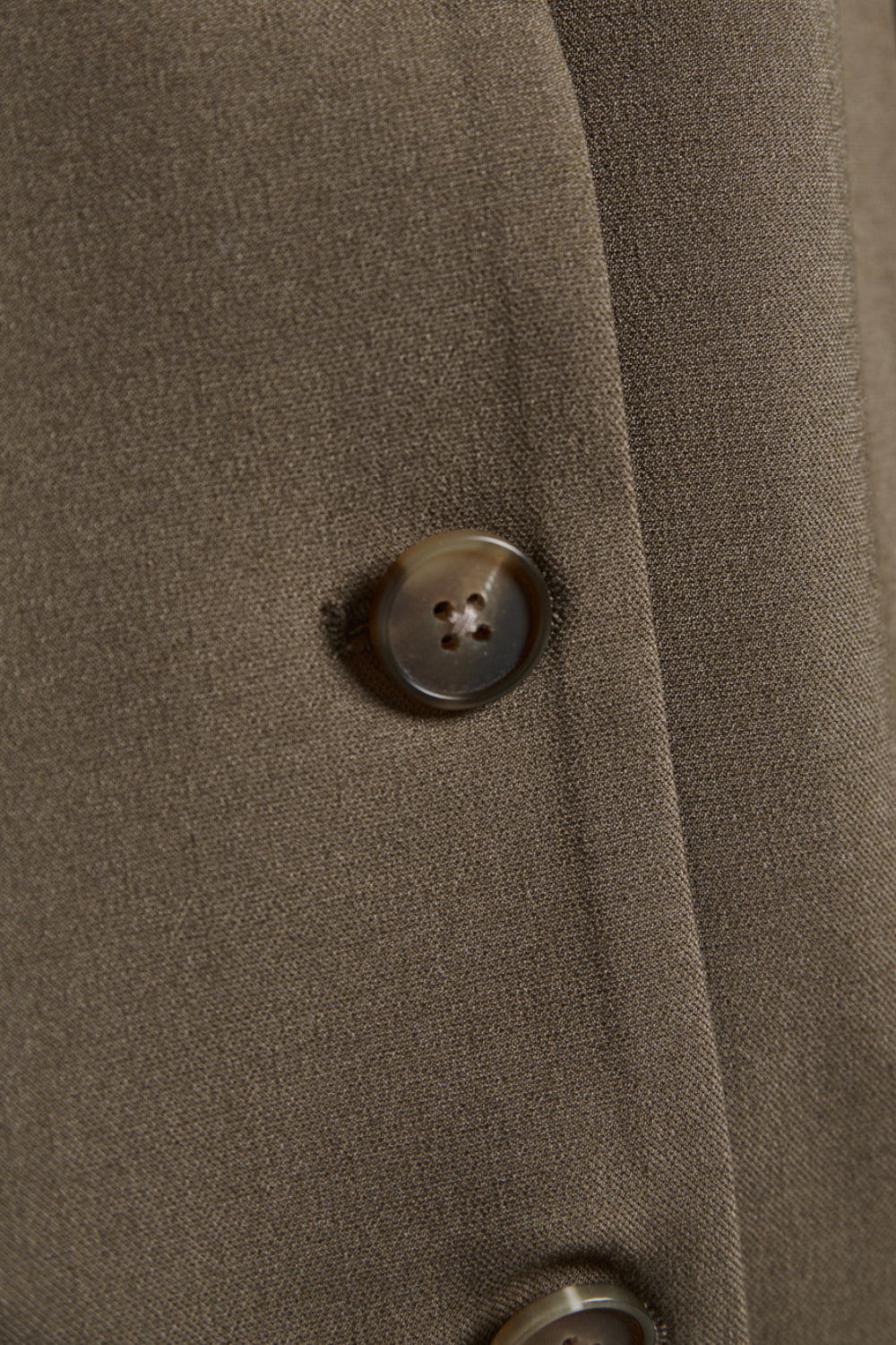 短版不易皺西裝背心外套-墨綠