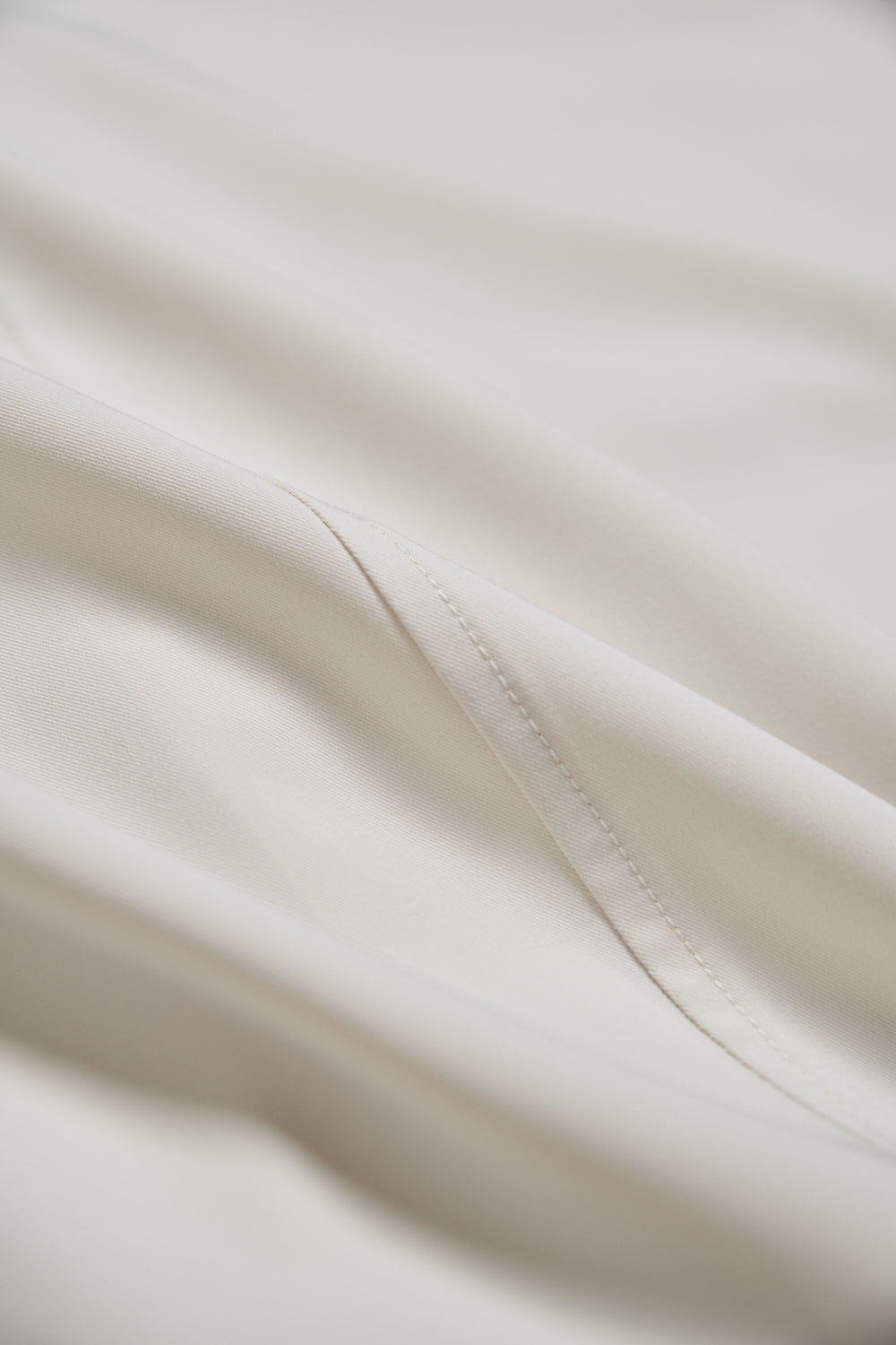 不易皺柔滑寬版襯衫-杏