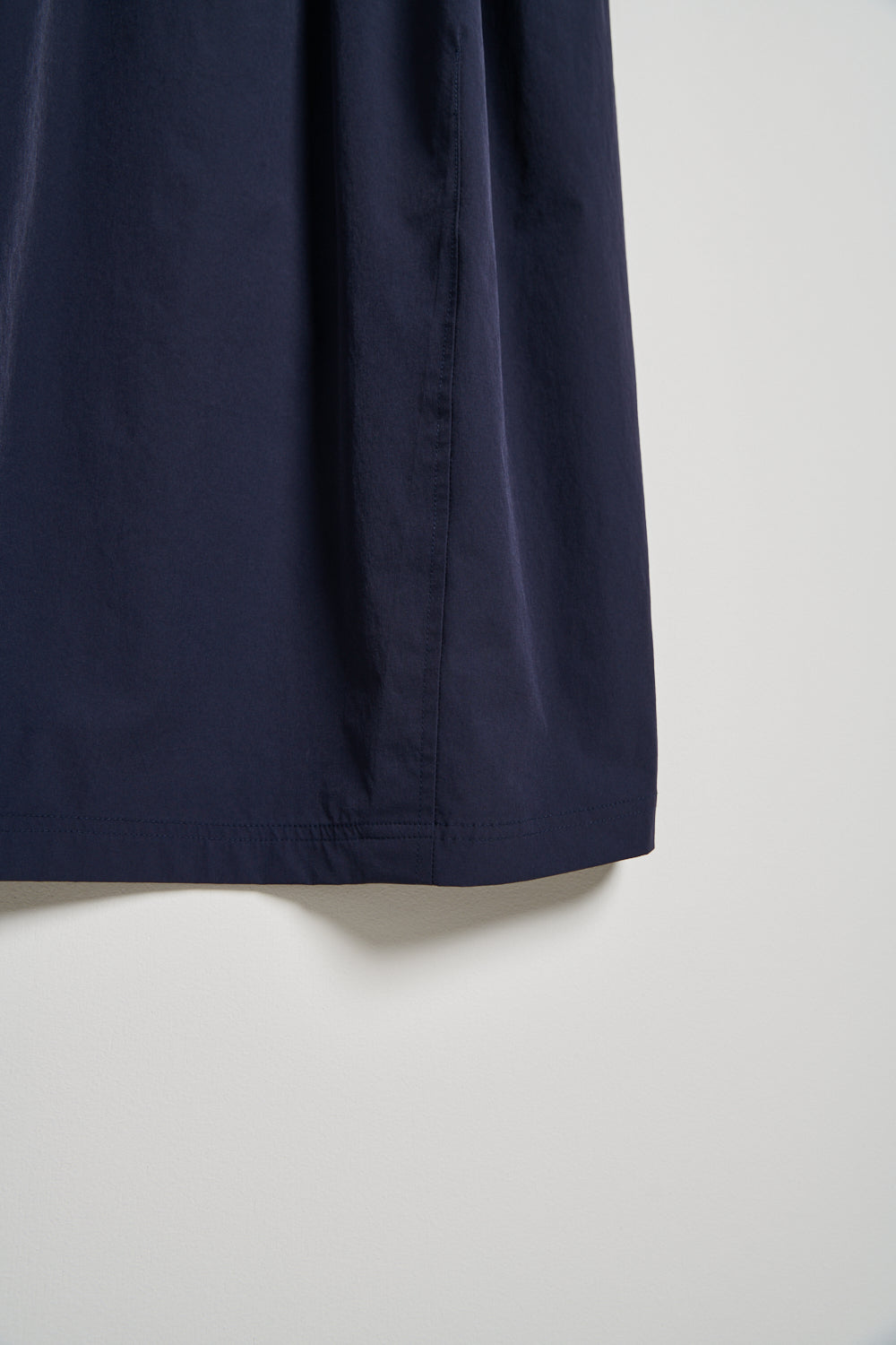 造型配色雙腰頭長裙(附造型皮帶)-藍色