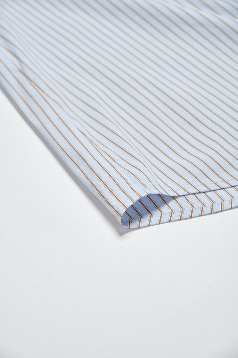 直條紋襯衫背心兩件組-藍色