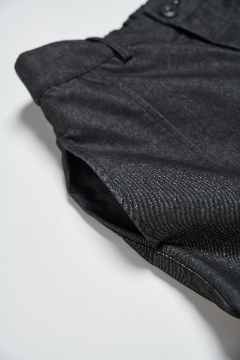 水洗彎刀工裝褲-深灰