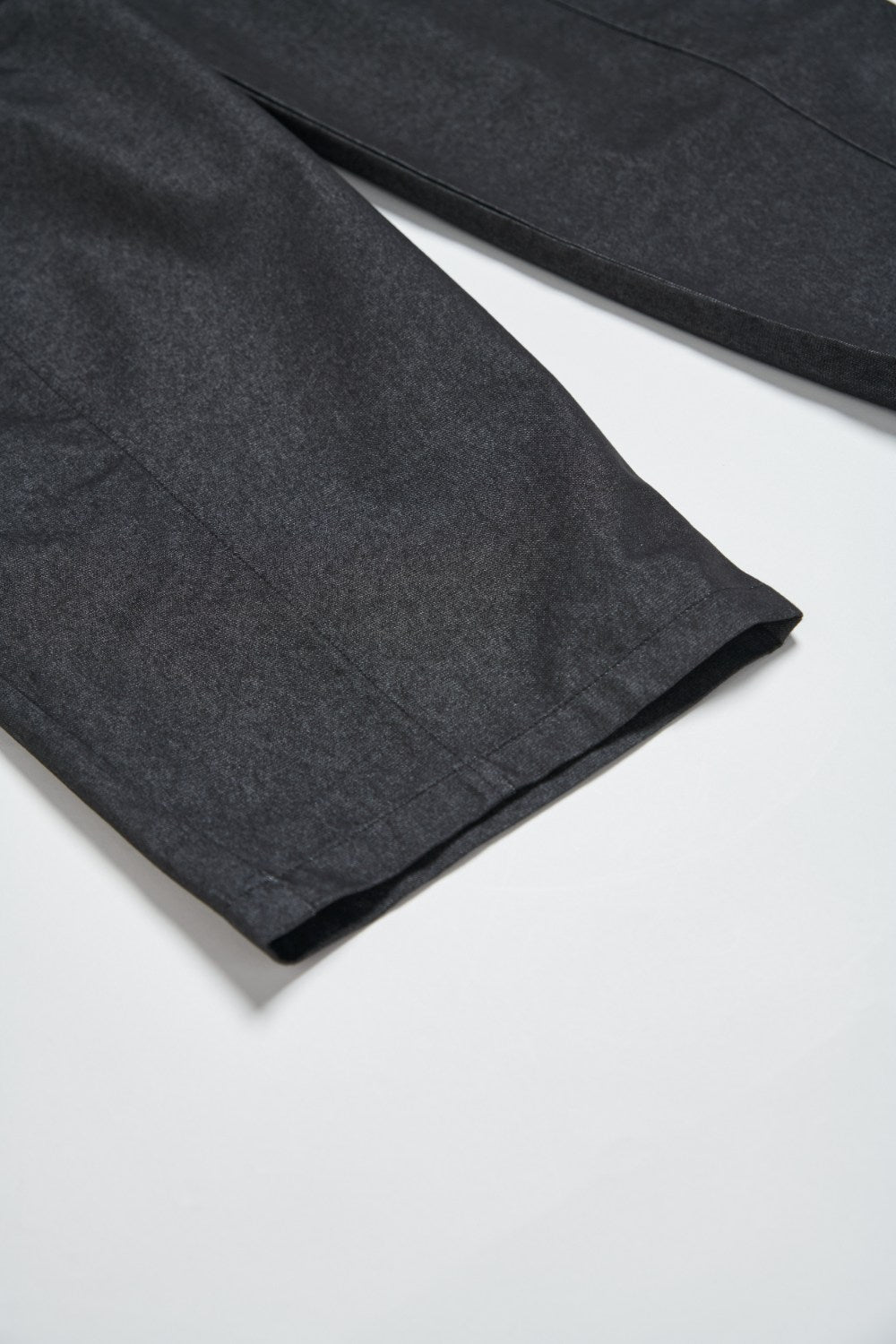 水洗彎刀工裝褲-深灰