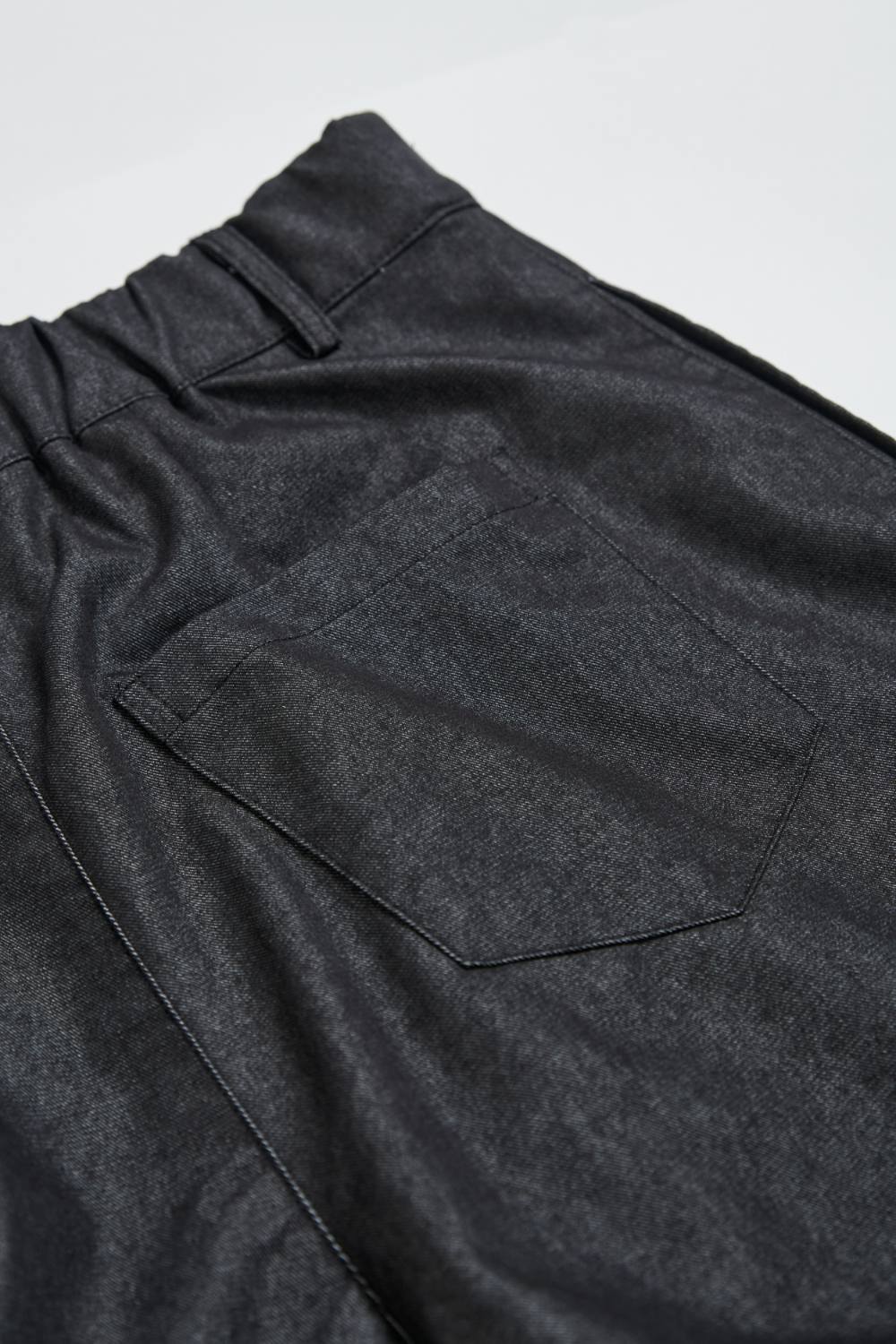 水洗彎刀工裝褲-深灰