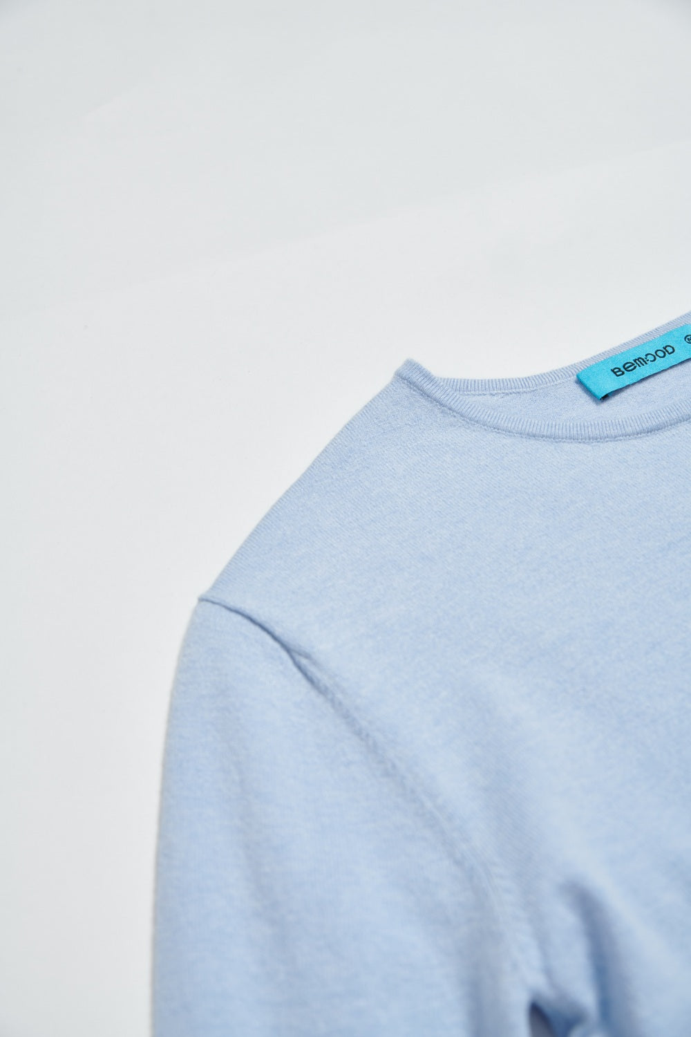 圓領背心針織毛衣兩件組-藍色