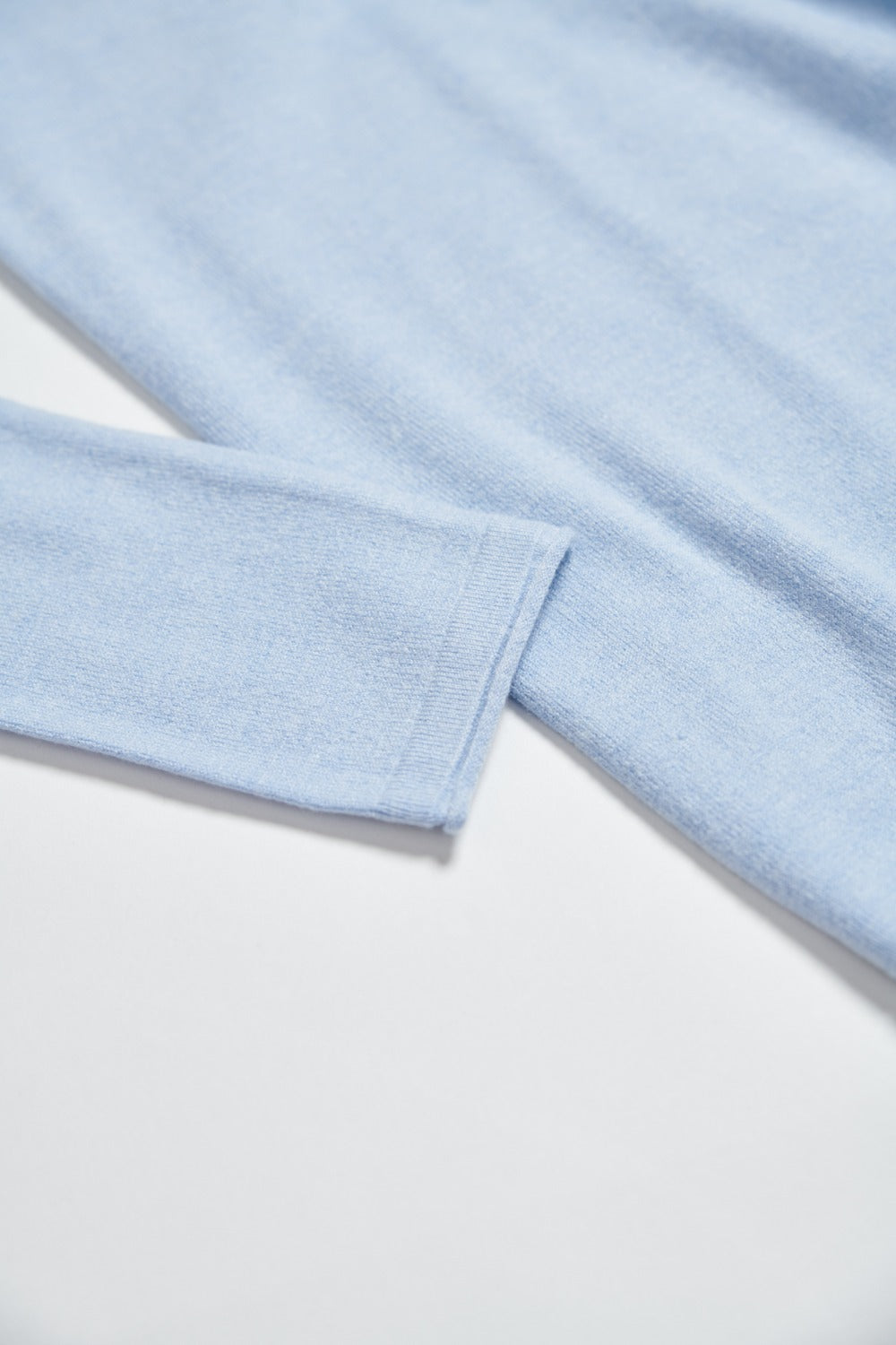 圓領背心針織毛衣兩件組-藍色