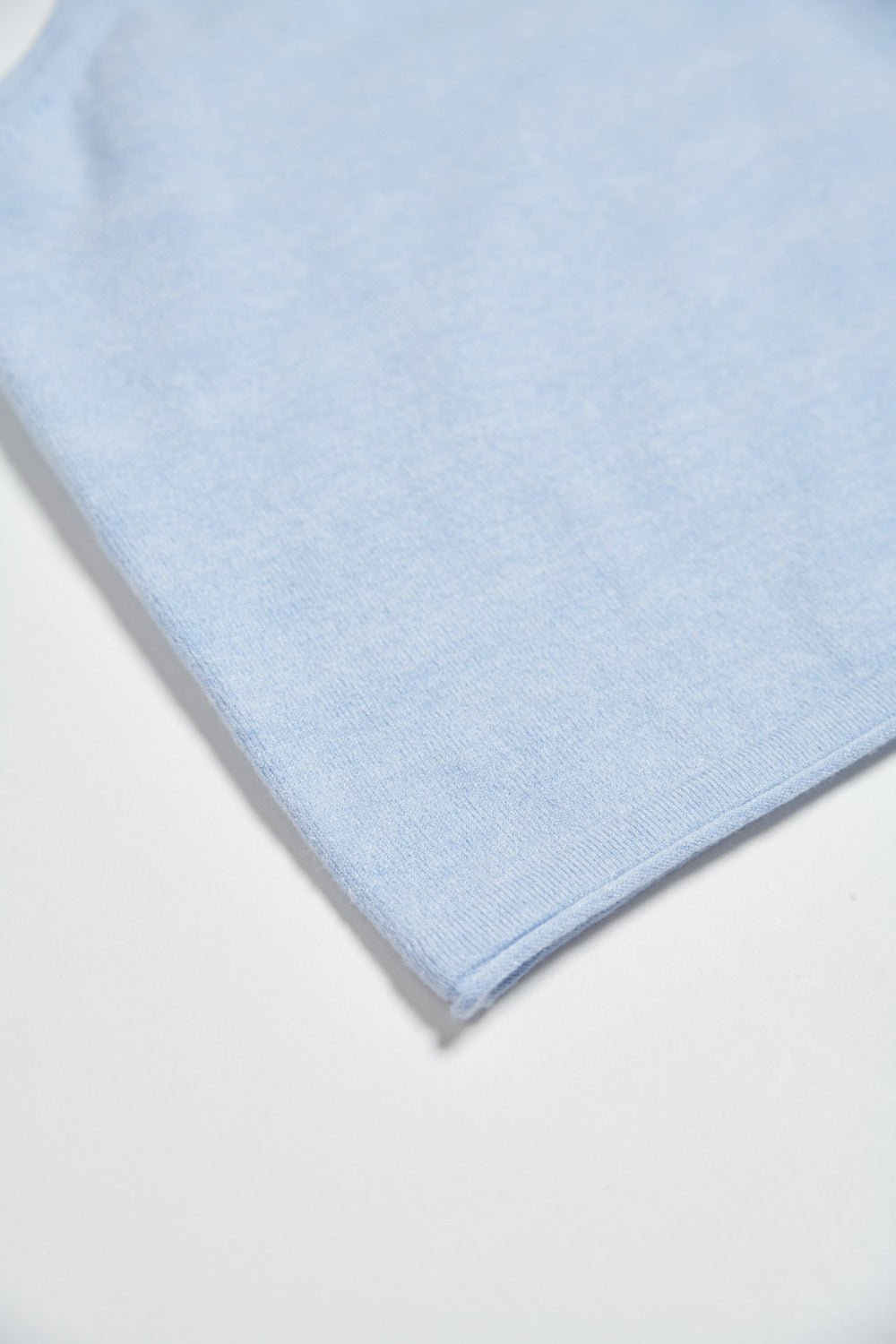 圓領背心針織毛衣兩件組-藍色