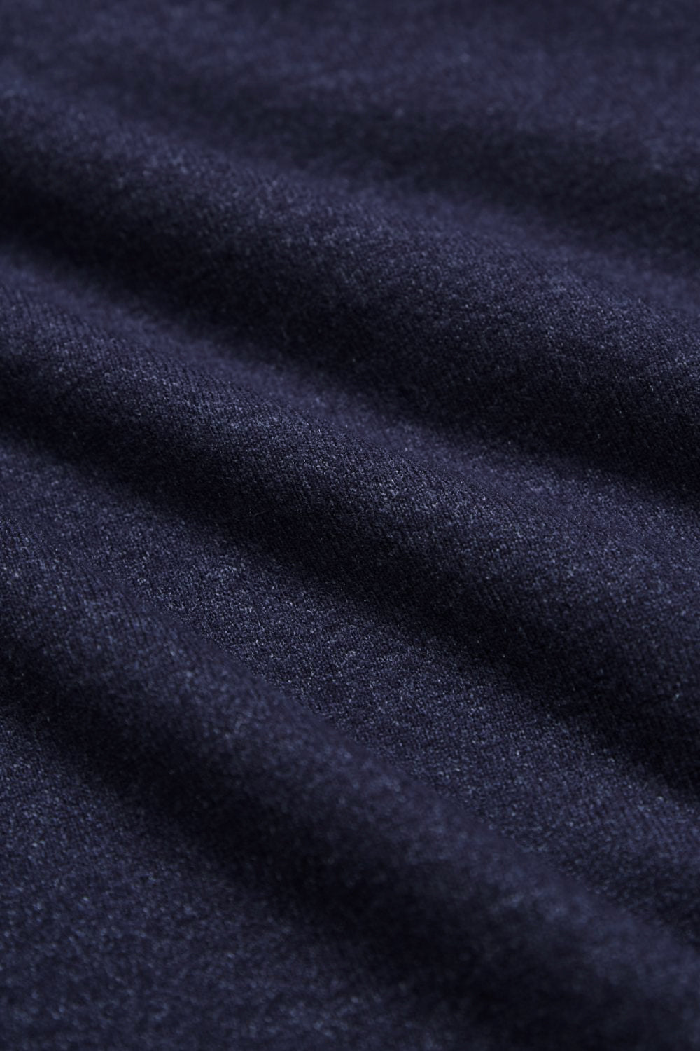 假兩件配色針織毛衣開襟上衣-藍色