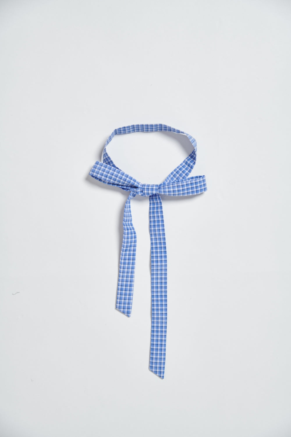 格紋拼接造型開襟針織毛衣(附綁帶)-灰