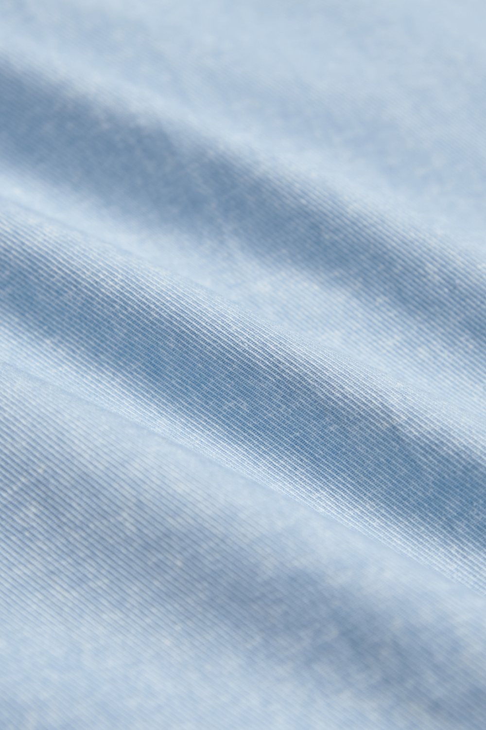 斜紋水洗寬版襯衫-藍色