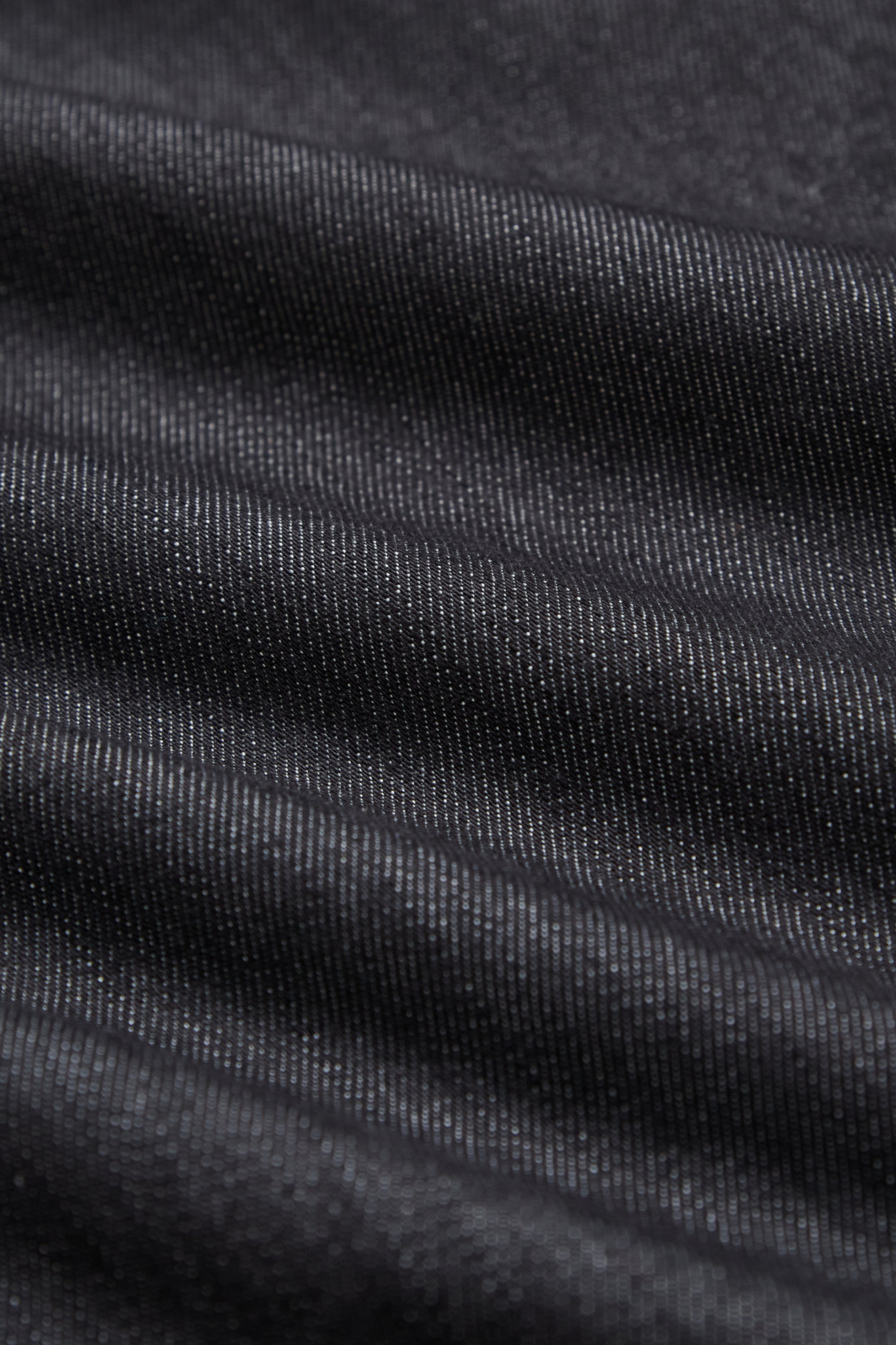 水洗丹寧彎刀褲(附皮帶)-黑