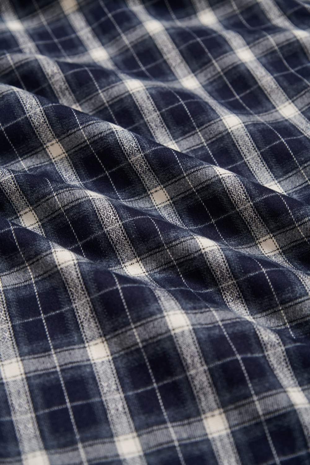 格紋層次荷葉剪接長裙(附皮帶)-藍白格