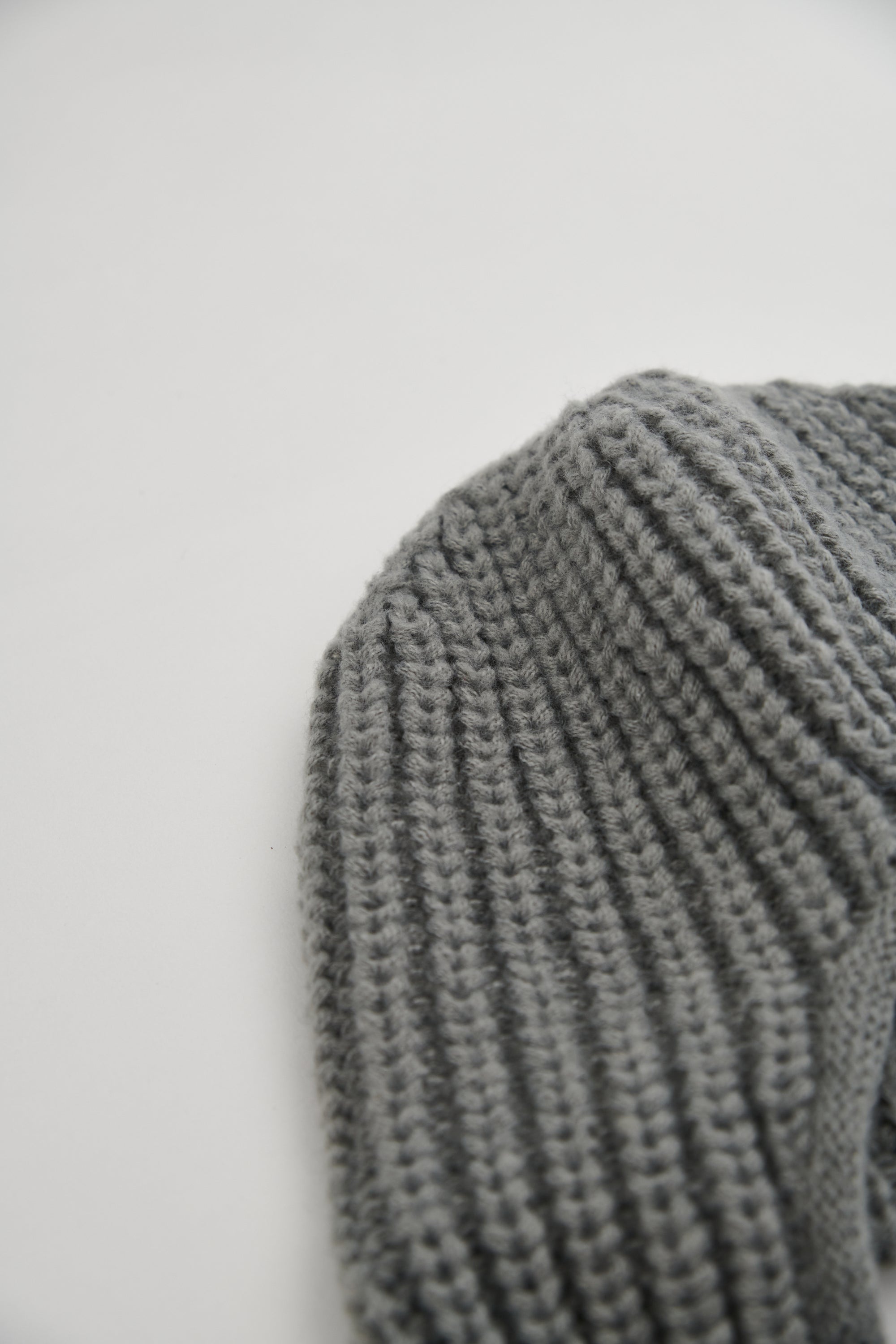 針織飛行造型帽-灰