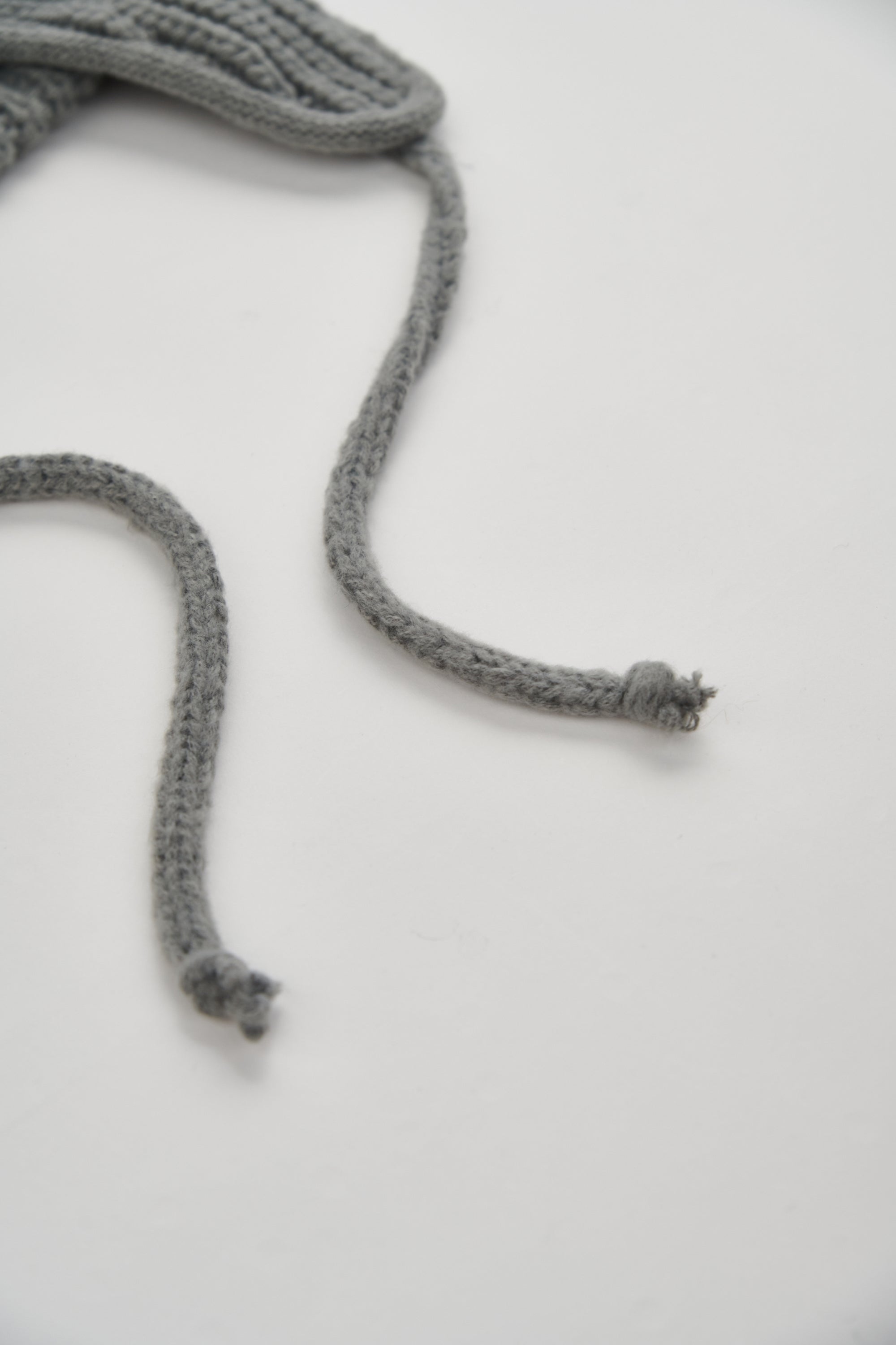 針織飛行造型帽-灰