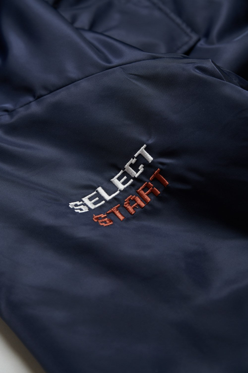 輕防潑水兩面穿格紋舖棉外套-藍色