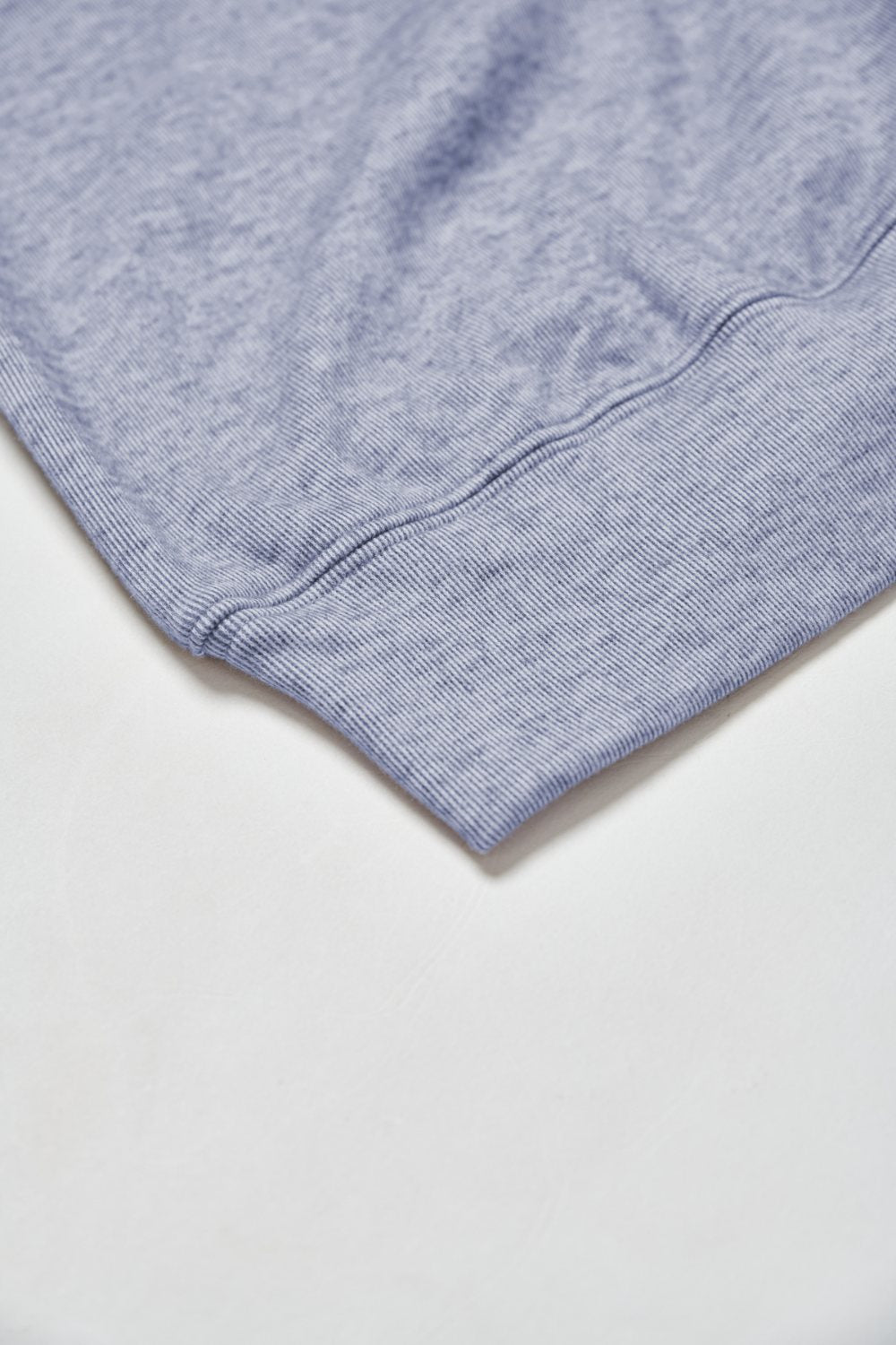 刺繡翻領絨感上衣-藍色