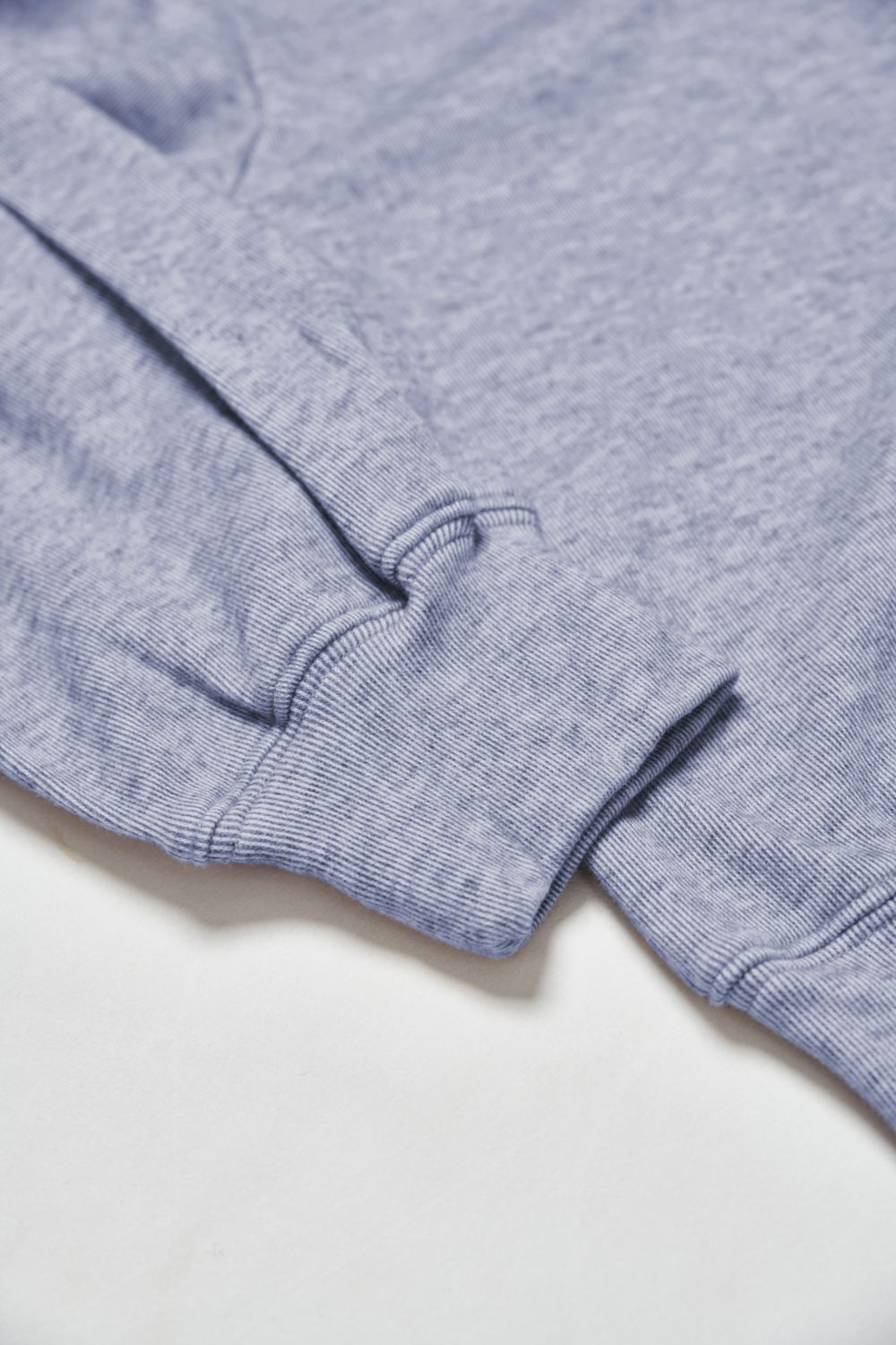 刺繡翻領絨感上衣-藍色